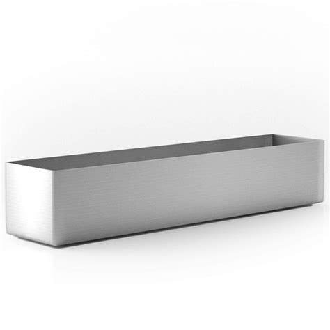 geo stainless steel planter box|Veradek Geo Series Stainless Steel Planter Box & Reviews.